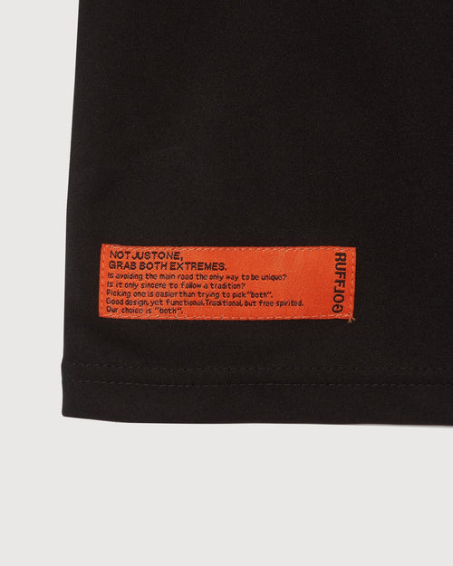 IR SQUARE LOGO S/S TEE BLACK