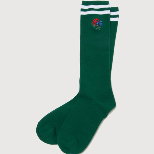 CIRCLE CORE LOGO LINE SOCKS GREEN