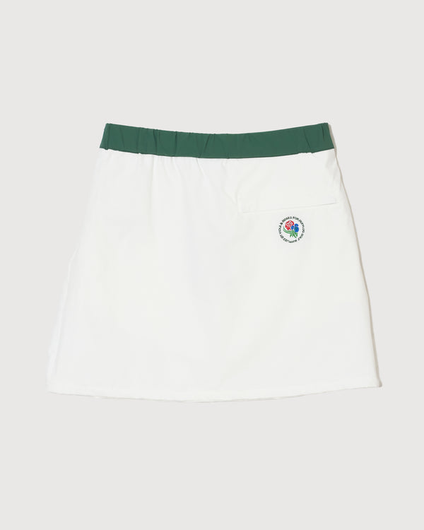 CORECOLOR LOGO WRAP SKIRT WHITE