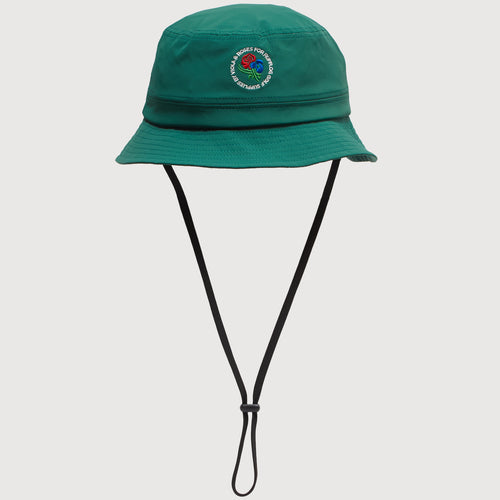 CIRCLE CORECOLOR LOGO BUCKET HAT GREEN