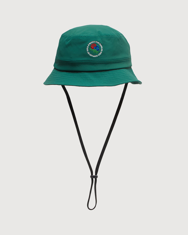 CIRCLE CORECOLOR LOGO BUCKET HAT GREEN