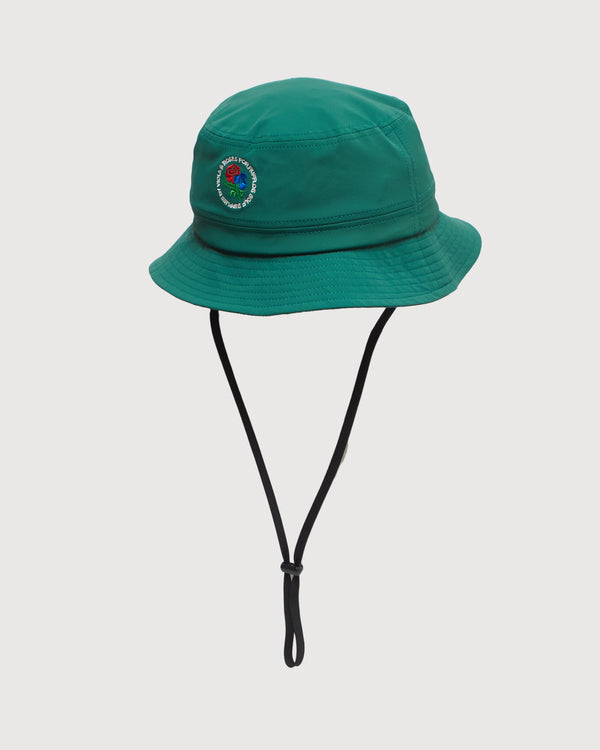 CIRCLE CORECOLOR LOGO BUCKET HAT GREEN