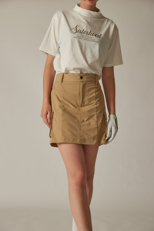 Sisterhood CARGO SKIRT BEIGE