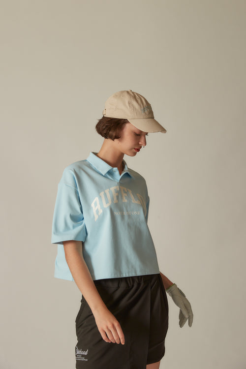 Sisterhood COLLEGE LOGO SHORT POLO BLUE