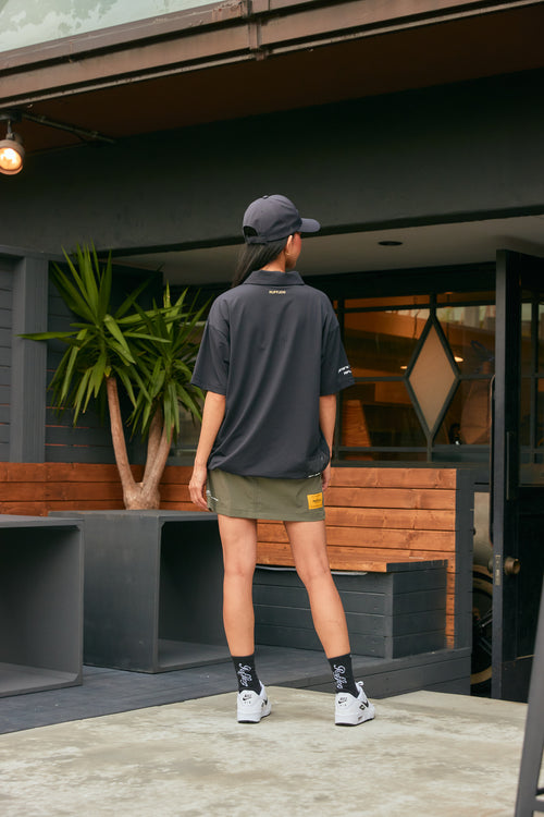 GG FRONT POCKET POLO BLACK