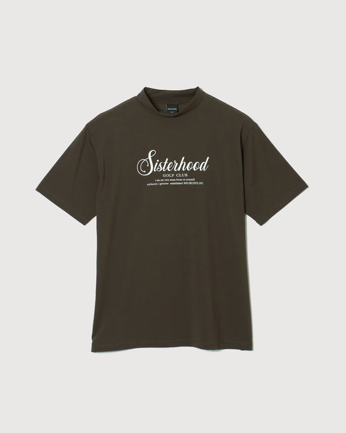 Sisterhood LETTER MOCK TEE CHARCOAL