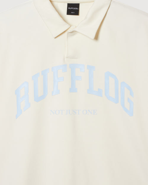 Sisterhood COLLEGE LOGO SHORT POLO WHITE