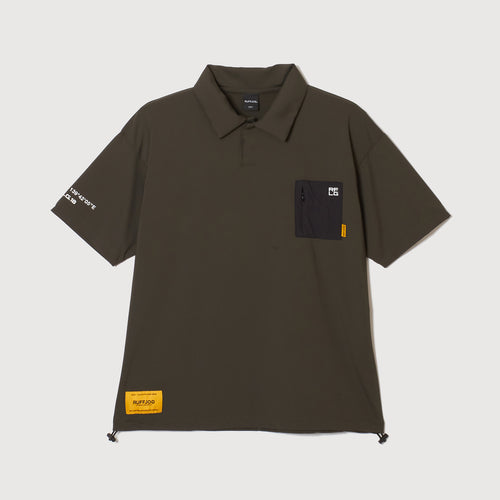 GG FRONT POCKET POLO KHAKI