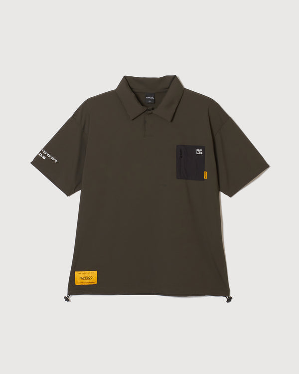 GG FRONT POCKET POLO KHAKI