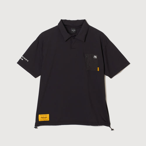 GG FRONT POCKET POLO BLACK