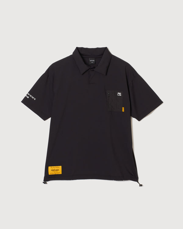 GG FRONT POCKET POLO BLACK