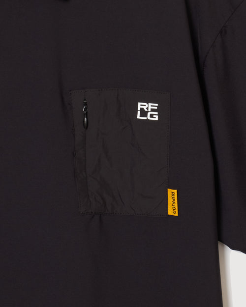 GG FRONT POCKET POLO BLACK
