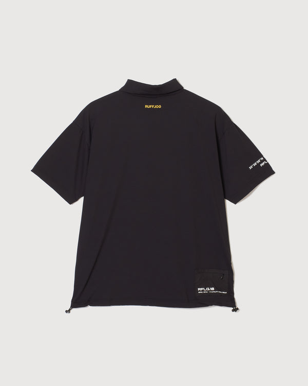 GG FRONT POCKET POLO BLACK