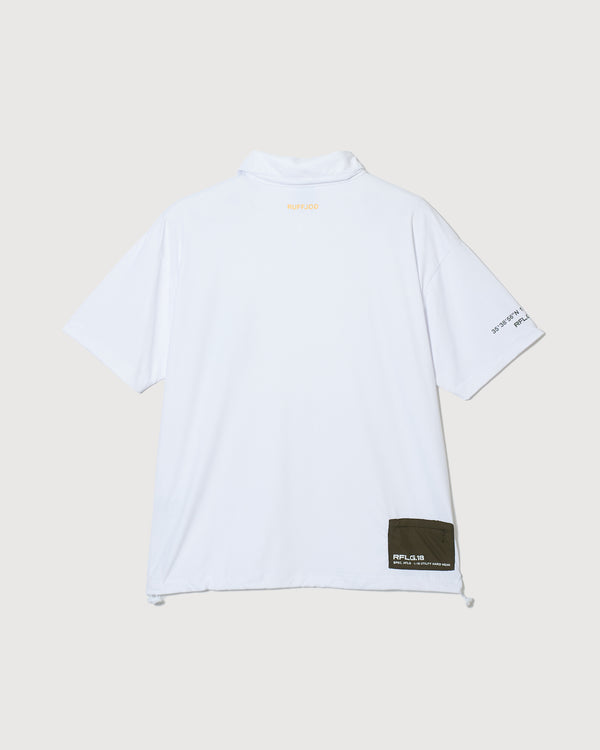 GG FRONT POCKET POLO WHITE