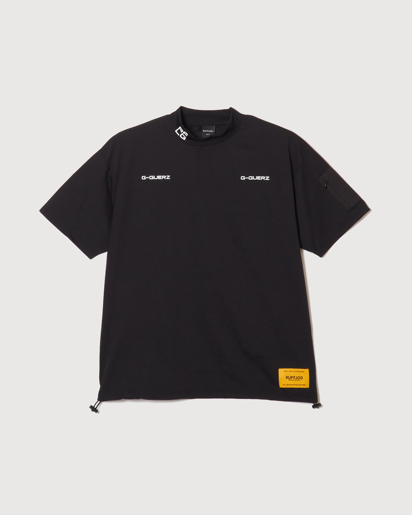 GG BACK POCKET MOCK NECK BLACK – RUFFLOG GG BACK POCKET MOCK NECK BLACK – RUFFLOG