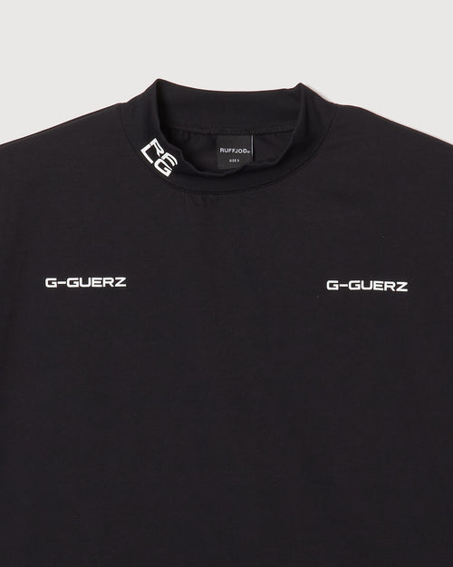 GG BACK POCKET MOCK NECK BLACK