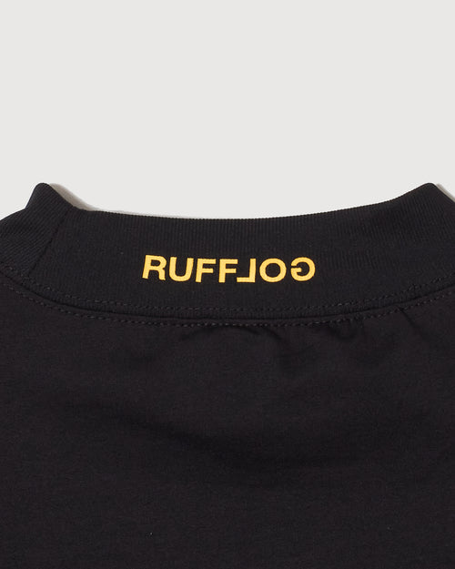 GG BACK POCKET MOCK NECK BLACK