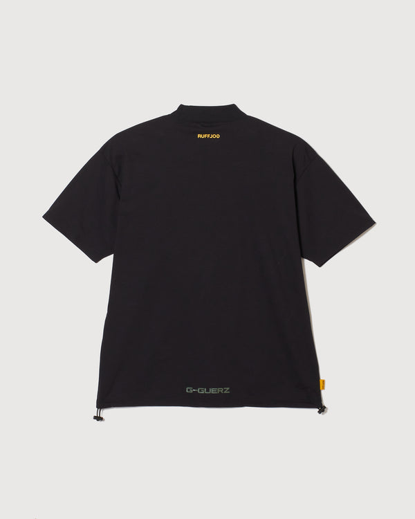 GG COLLEGE LOGO MOCK NECK BLACK