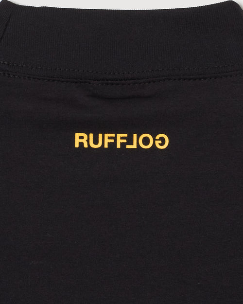 GG COLLEGE LOGO MOCK NECK BLACK