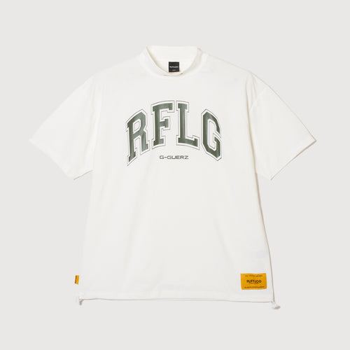 GG COLLEGE LOGO MOCK NECK WHITE
