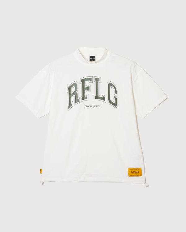 GG COLLEGE LOGO MOCK NECK WHITE