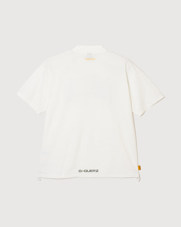 GG COLLEGE LOGO MOCK NECK WHITE