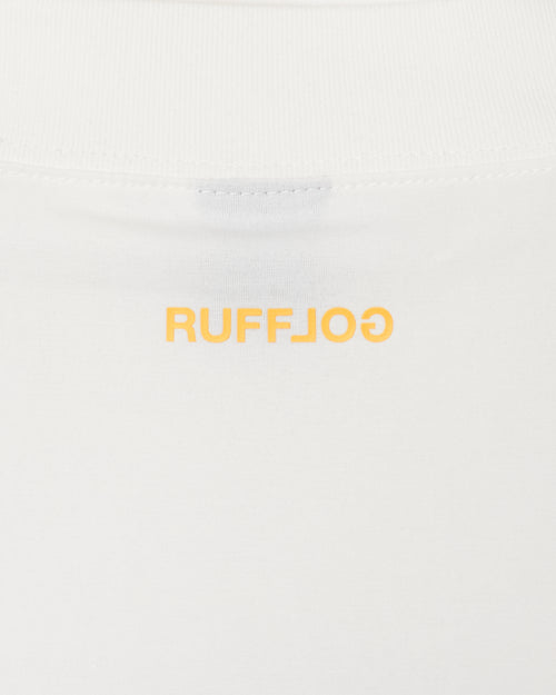 GG COLLEGE LOGO MOCK NECK WHITE
