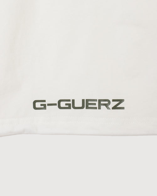 GG COLLEGE LOGO MOCK NECK WHITE