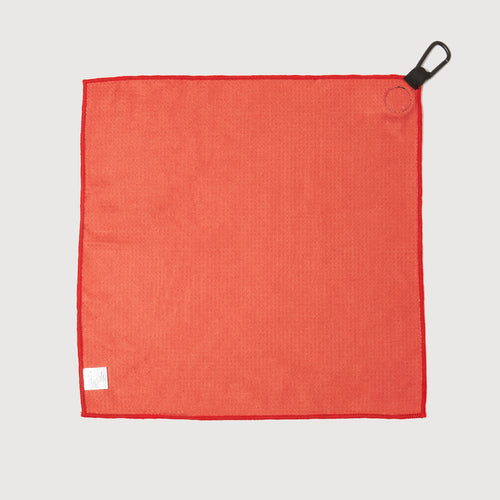 PAISLEY GOLF TOWEL RED