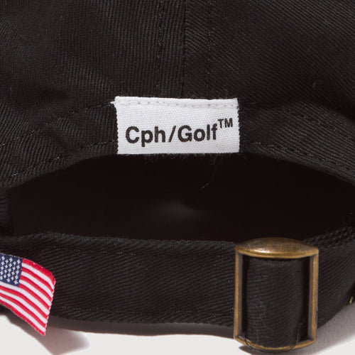 COOPERS TOWN BALL CAP × Cph/Golf™ #GENTLEMAN BB CAP BLACK