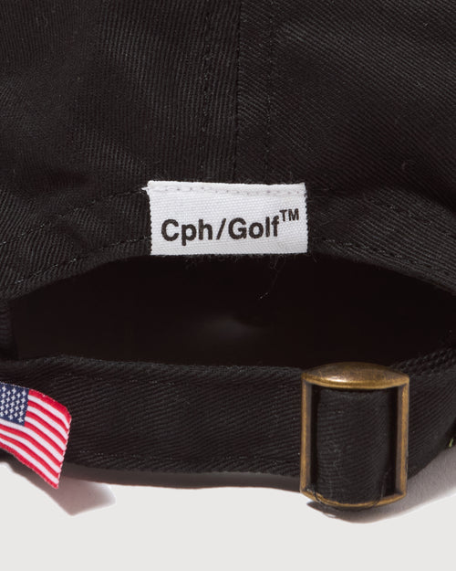 COOPERS TOWN BALL CAP × Cph/Golf™ #GENTLEMAN BB CAP BLACK
