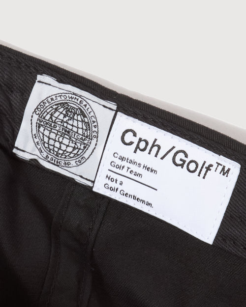 COOPERS TOWN BALL CAP × Cph/Golf™ #GENTLEMAN BB CAP BLACK