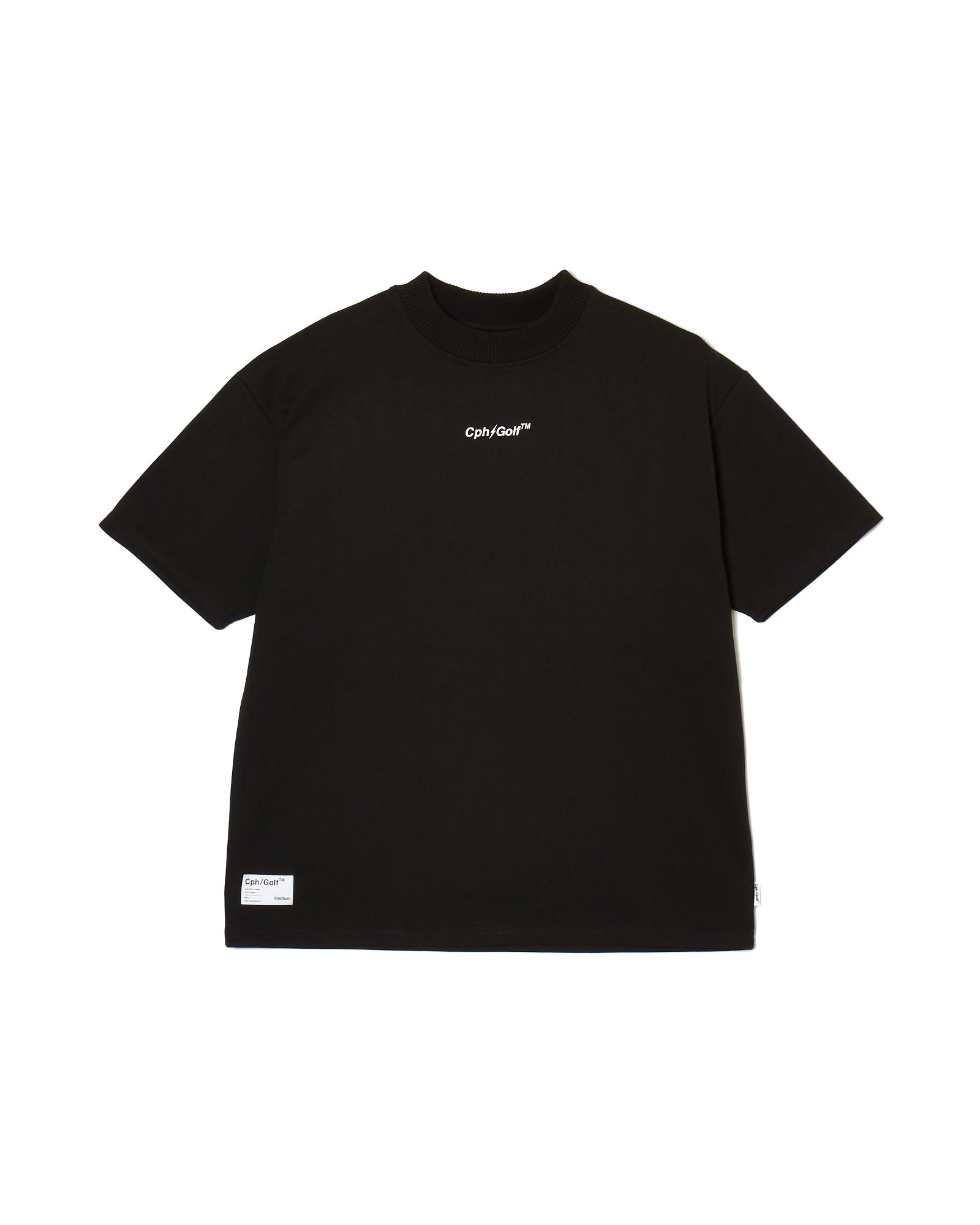 RUFFLOG GOLF VERTICAL LOGO MOCK TEE サイズL