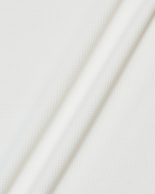 WM VERTICAL LOGO MOCK NECK SHIRTS WHITE