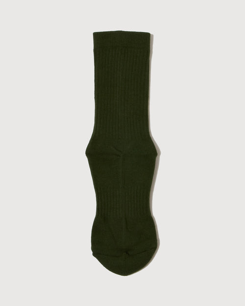 RUFFLOG LOGO 2P SOCKS BLACK/GREEN