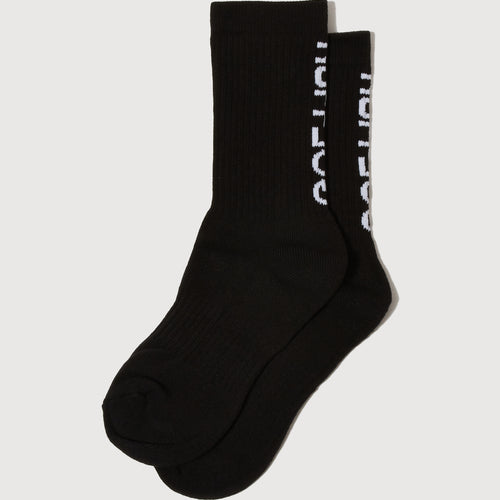 RUFFLOG LOGO 2P SOCKS BLACK/GREEN