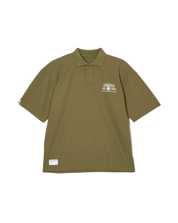 AS2OV×Cph/Golf™ #OVERSIZED S/S POLO KHAKI