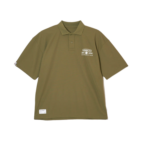 [WOMEN'S] AS2OV×Cph/Golf™ #OVERSIZED S/S POLO KHAKI