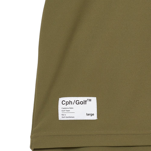 AS2OV×Cph/Golf™ #OVERSIZED S/S POLO KHAKI