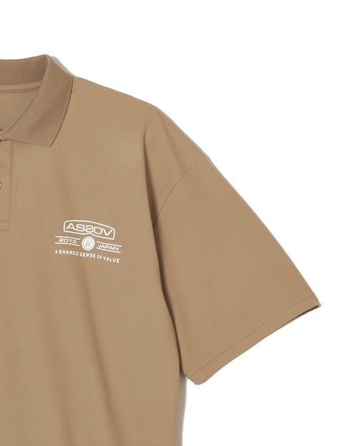 AS2OV×Cph/Golf™ #OVERSIZED S/S POLO COYOTE