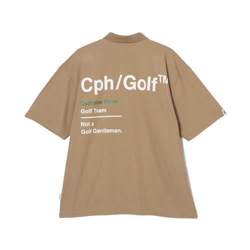 AS2OV×Cph/Golf™ #OVERSIZED S/S POLO COYOTE