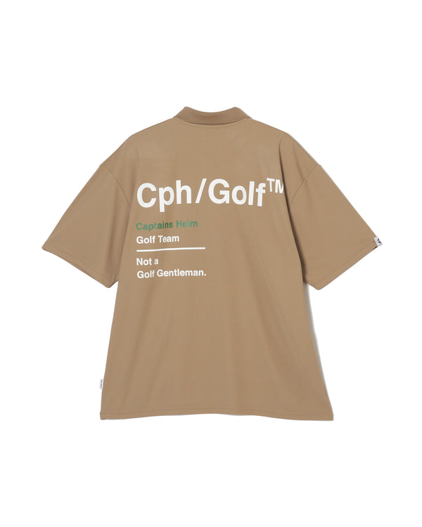 AS2OV×Cph/Golf™ #OVERSIZED S/S POLO COYOTE