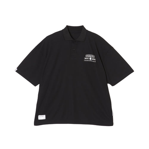 AS2OV×Cph/Golf™ #OVERSIZED S/S POLO BLACK