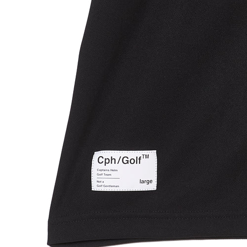 AS2OV×Cph/Golf™ #OVERSIZED S/S POLO BLACK