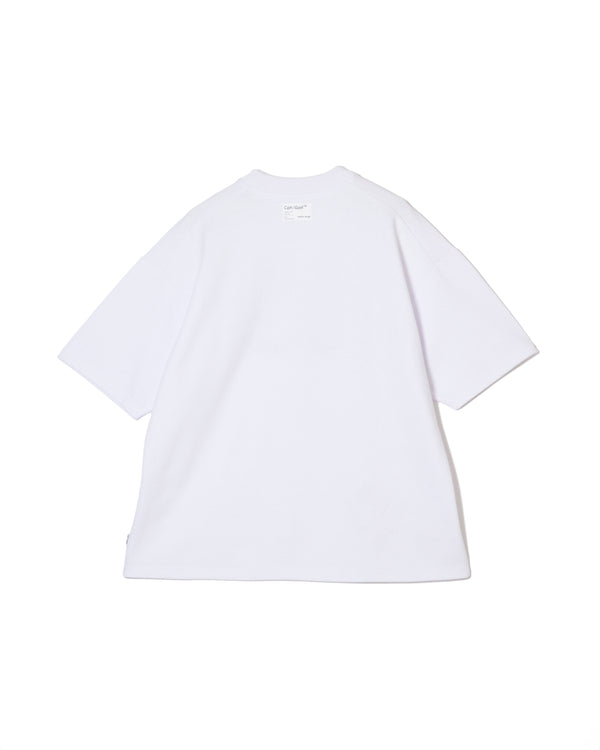 AS2OV×Cph/Golf™ #OVERSIZED MOCK NECK TEE WHITE