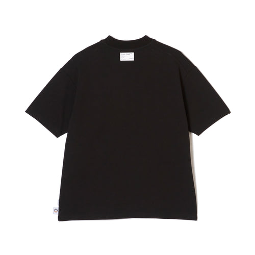 AS2OV×Cph/Golf™ #OVERSIZED MOCK NECK TEE BLACK