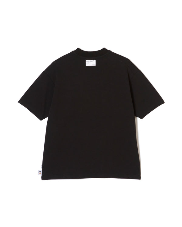 AS2OV×Cph/Golf™ #OVERSIZED MOCK NECK TEE BLACK