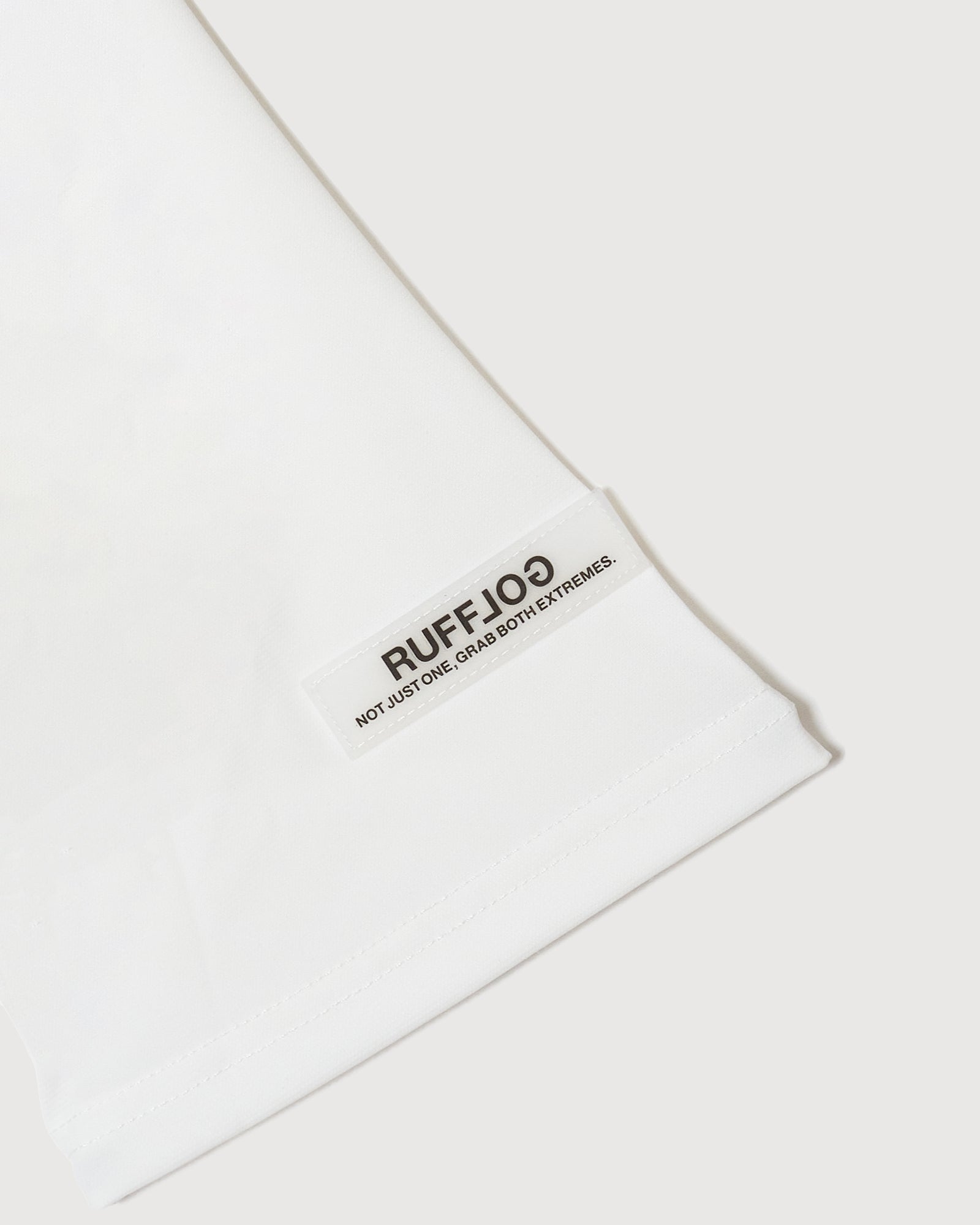 RUFFLOG 24SS VERTICAL SQUARE RG ロゴ NECK Polo – RUFFLOG