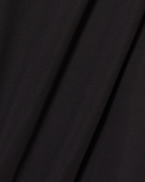24S SQUARE RG LOGO MOCK NECK BLACK