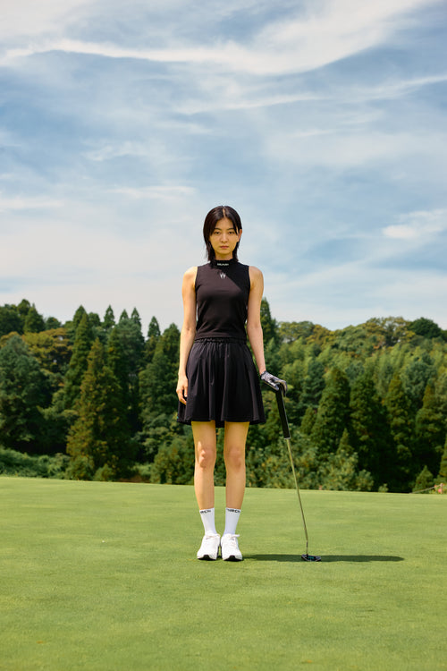 TNRCN 24S Waist Logo Skirt BLACK